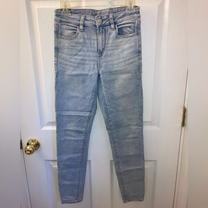 American Eagle Outfitters Light Blue Hi-Rise Jeggings Size 6